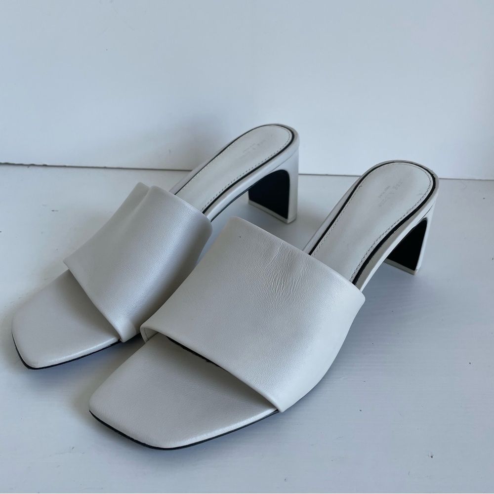 rag & bone Cream Mules - Picture 3 of 10